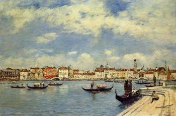 尤金 佈丹 Venice, View from San Giorgio